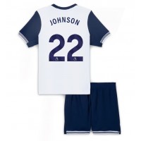 Stroje piłkarskie Tottenham Hotspur Brennan Johnson #22 Koszulka Podstawowej dla dzieci 2024-25 Krótki Rękaw (+ szorty)